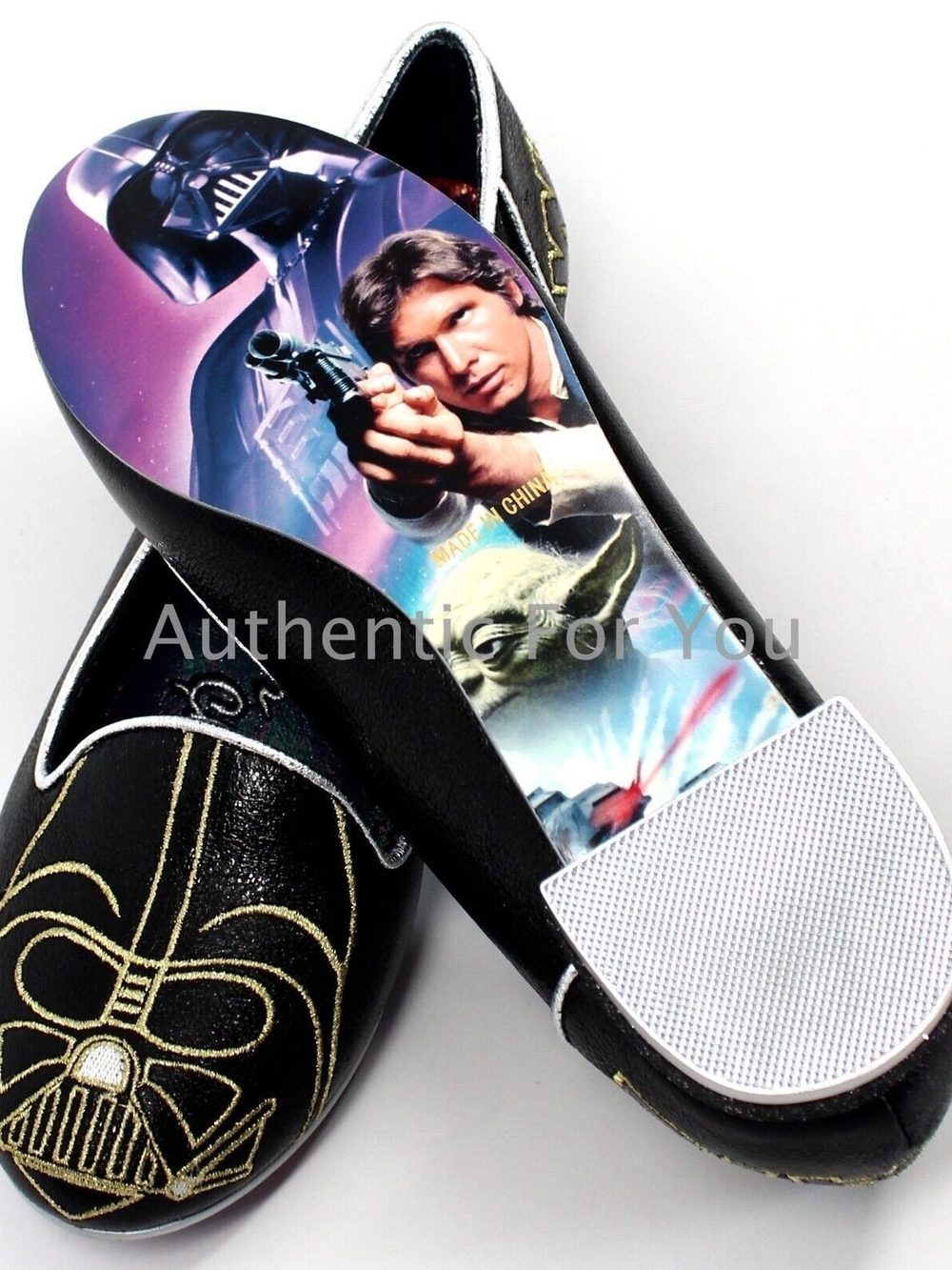 Disney Parks Star Wars Irregular Choice Darth Vader Women's Flats Shoes 10 - Picture 2 of 7